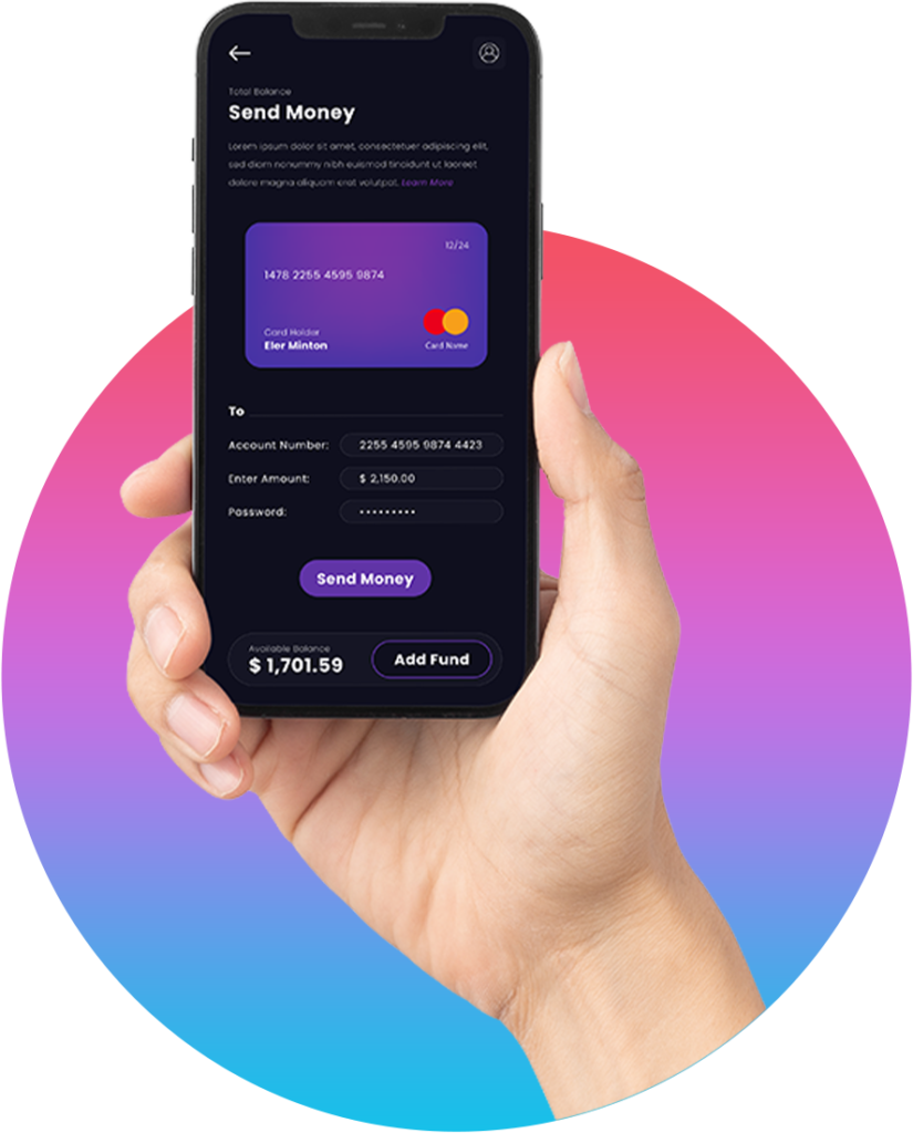 mobile phone with a payment processing diversification app by merchant ID